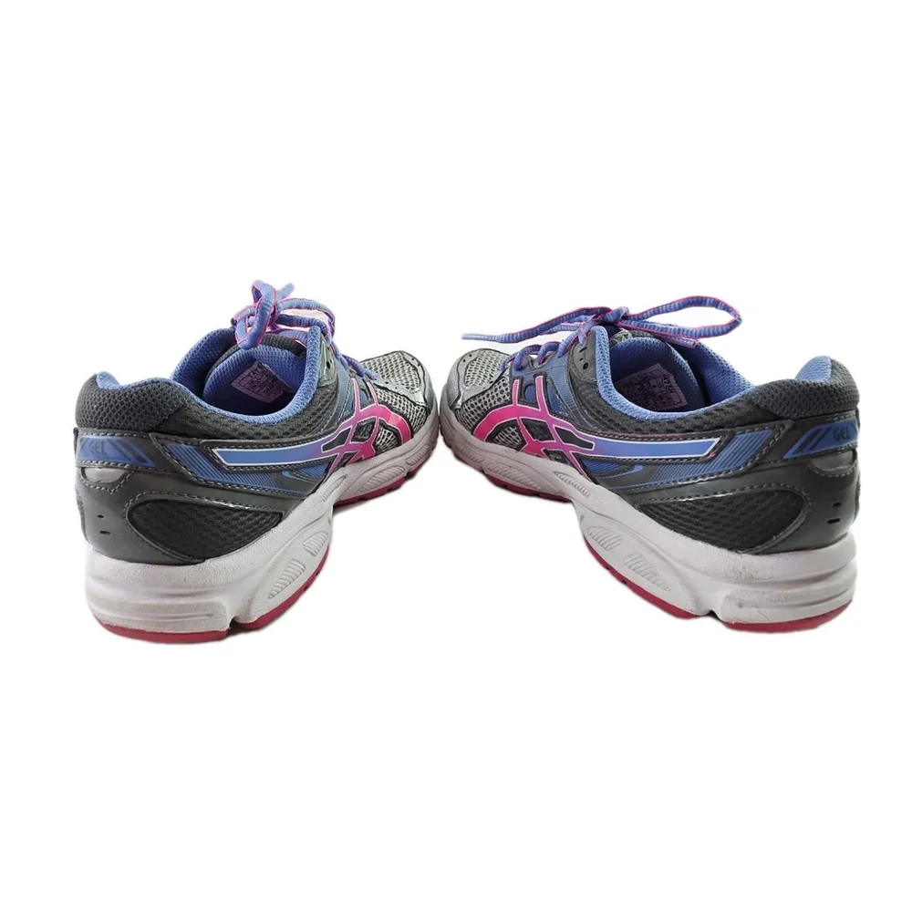 Asics Gel Contend 2 Women's A390713 Running Sneakers Size 8 Pink/Blue/Silver